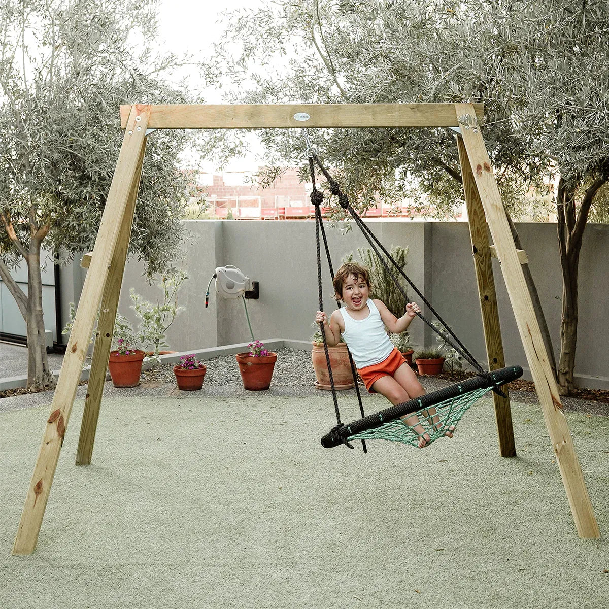 Timber web swing set 1.2m view 1