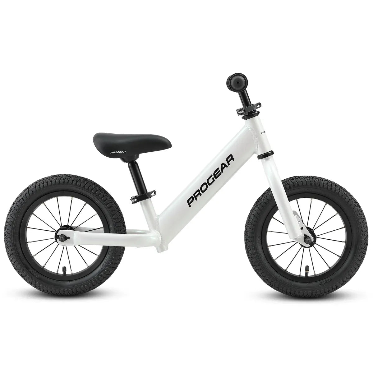 Ventoux Kids Balance Bike, 12 Inch, Pearl White