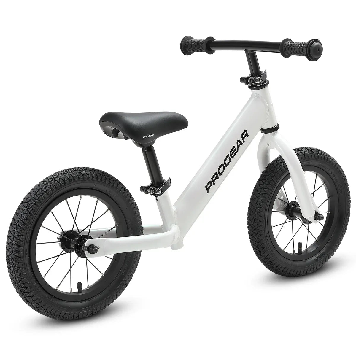 Ventoux Kids Balance Bike, 12 Inch, Pearl White
