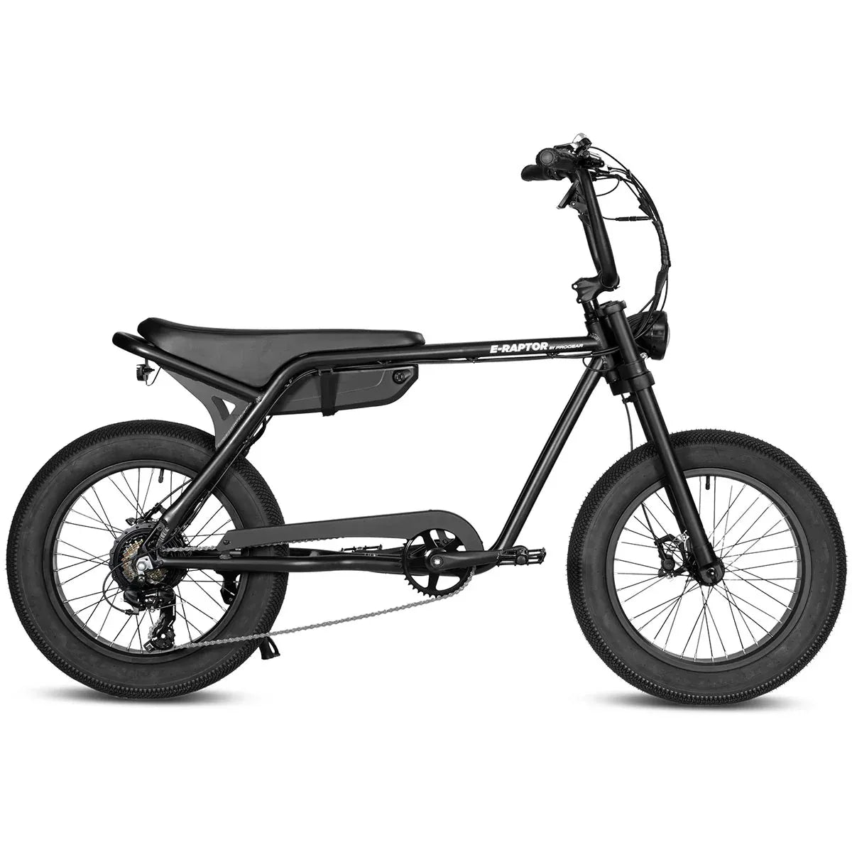 Galibier Electric Street Bike, 20 Inch, Matte Black, with Throttle