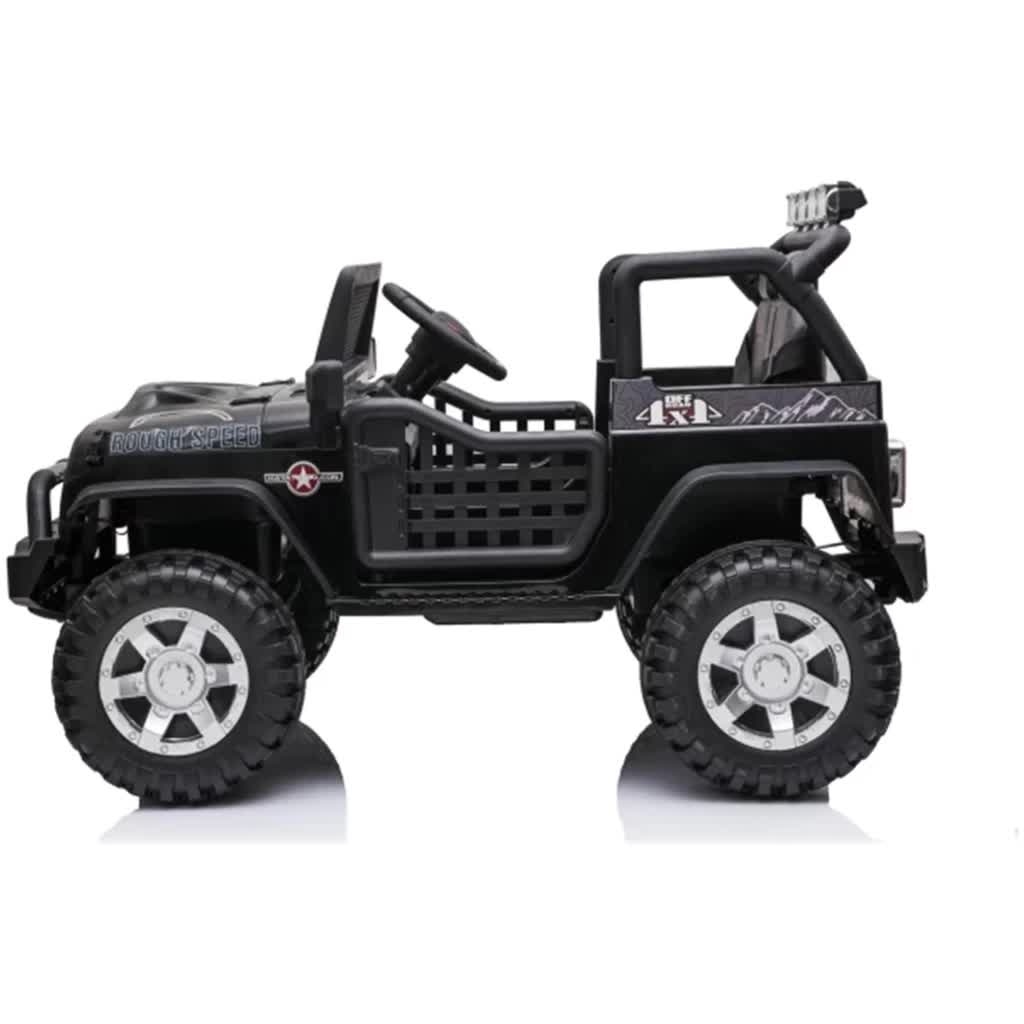 Knockhill Kids Ride On Car, 12V Electric 2 Seater Off Road, Black