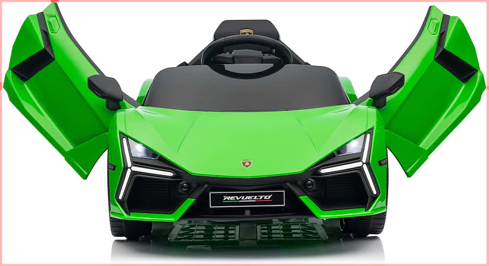 Combe Kids Ride On Car, 12V Electric Supercar, Green