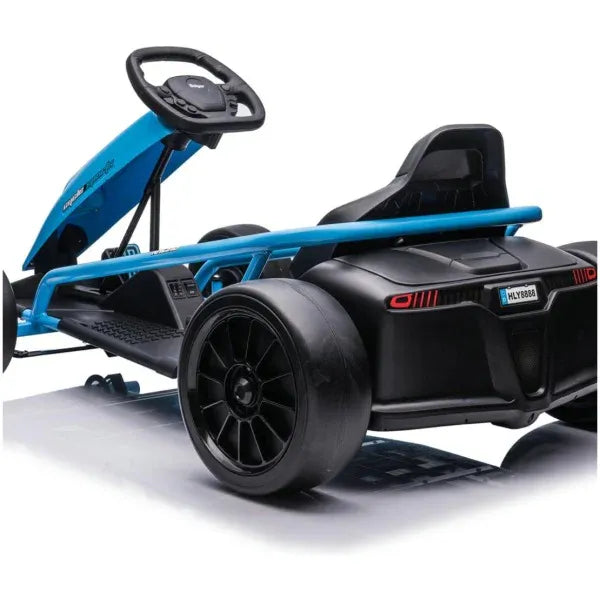 Falkner Kids Electric Go Kart with Drift Function, 24V, Blue