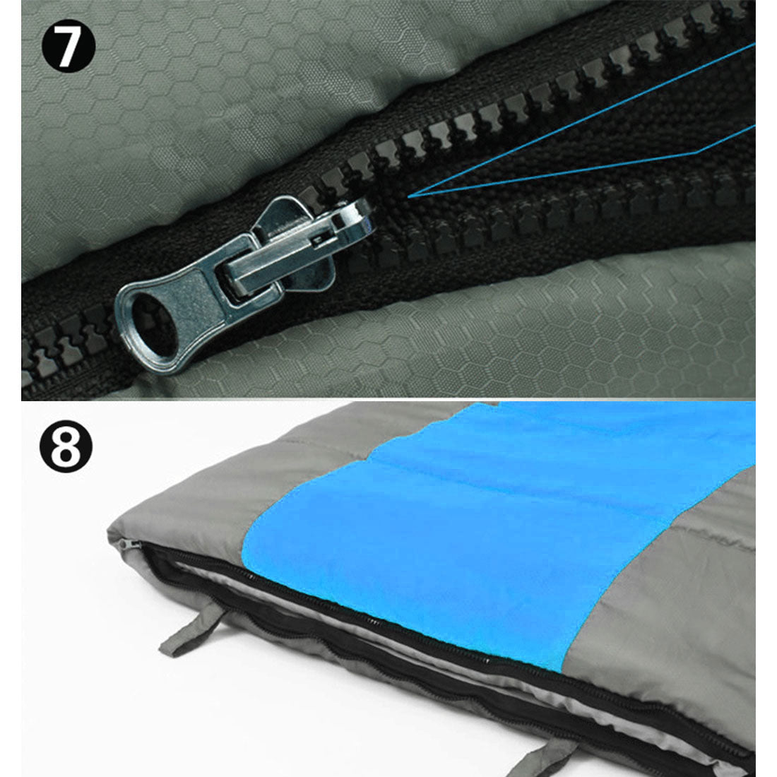 Frutillar Thermal Envelope Sleeping Bag, Blue
