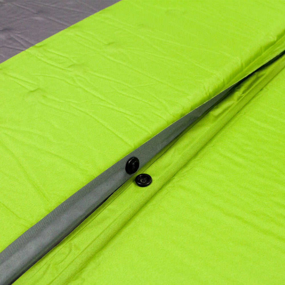 Sunwapta Self Inflating Camping Mattress, Double, Green