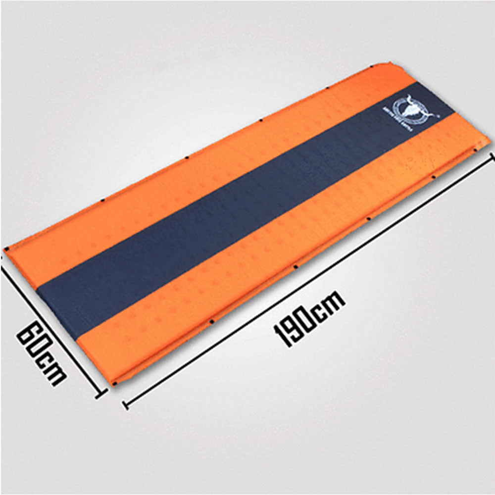 Sentinel Self Inflating Mattress, Single Joinable Orange 2.5cm