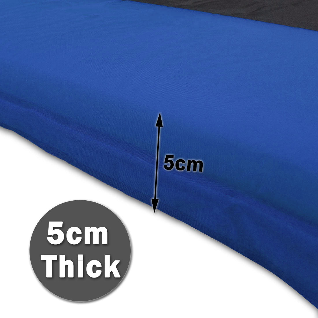 Skoki Self Inflating Mattress, Single Joinable Blue 5cm
