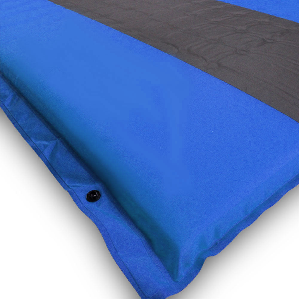 Skoki Self Inflating Mattress, Single Joinable Blue 5cm