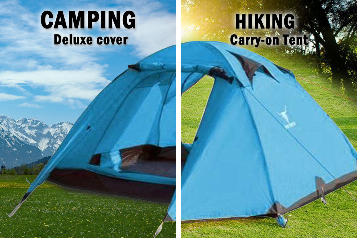 Chalten Backpacking Tent, 2 Person, Blue