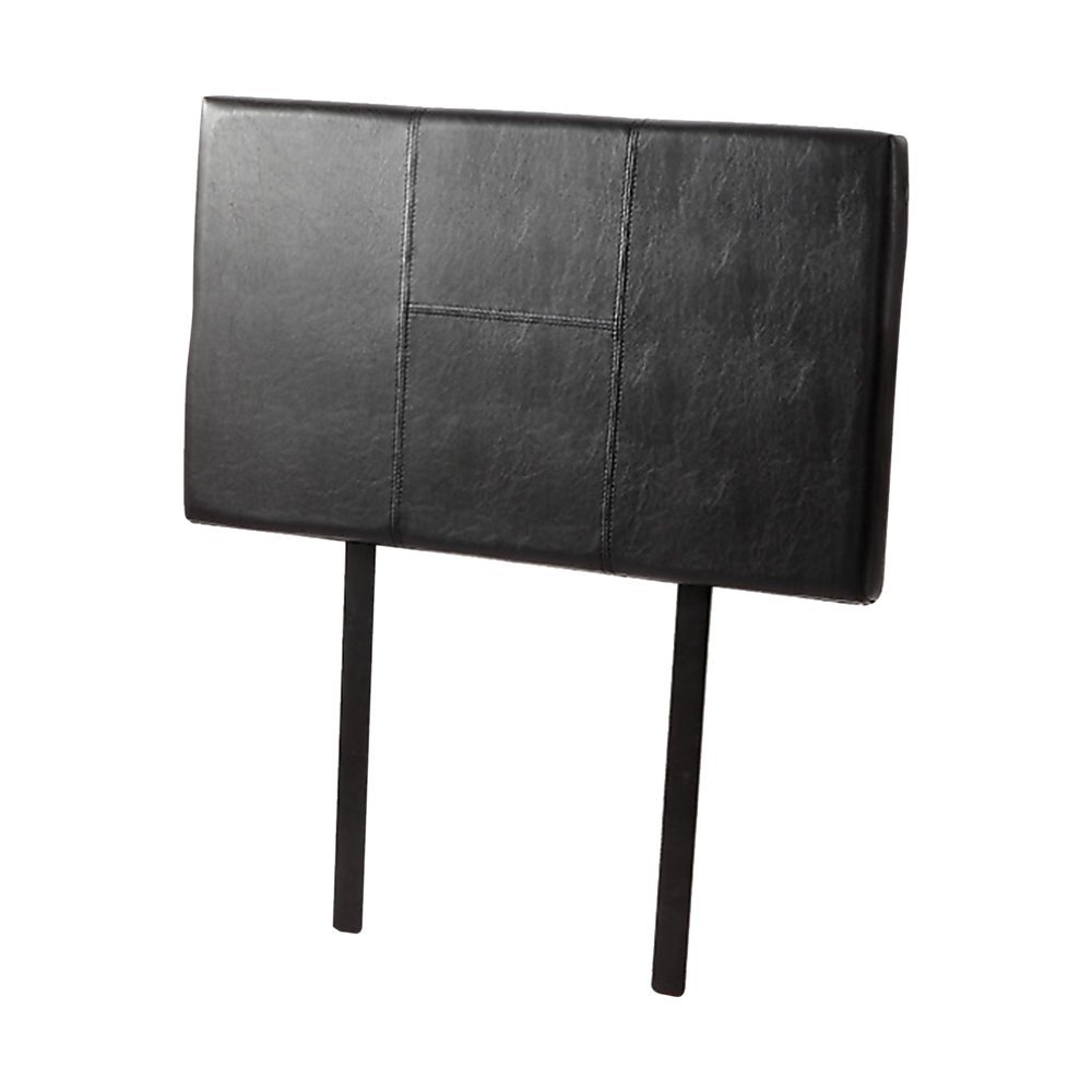 Dangelong Leather Bed Head, Black Single