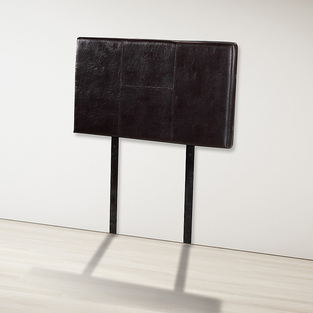 Dangelong Leather Bed Head, Brown Single