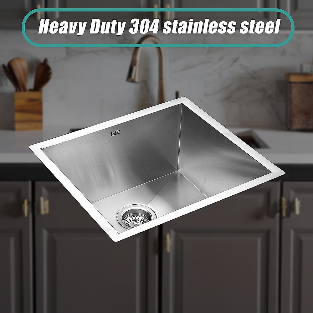 Handmade stainless steel kitchen and laundry sink 510x450mm