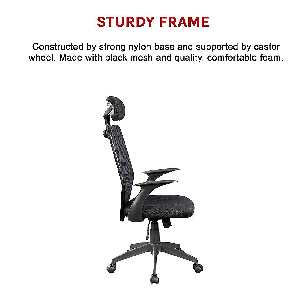 City Beach Mesh Office Chair, Black