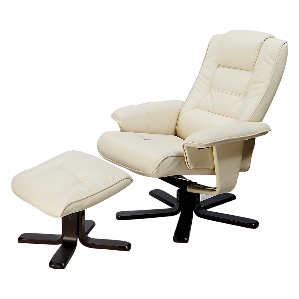 Yandoit Massage Recliner Chair, Cream