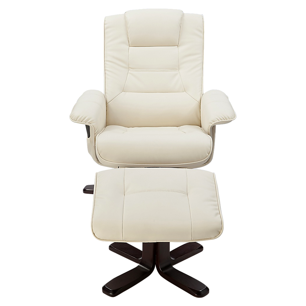 Yandoit Massage Recliner Chair, Cream