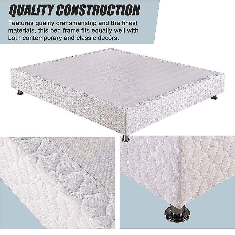 King bed ensemble base styled in contemporary bedroom — Allure Home Collections