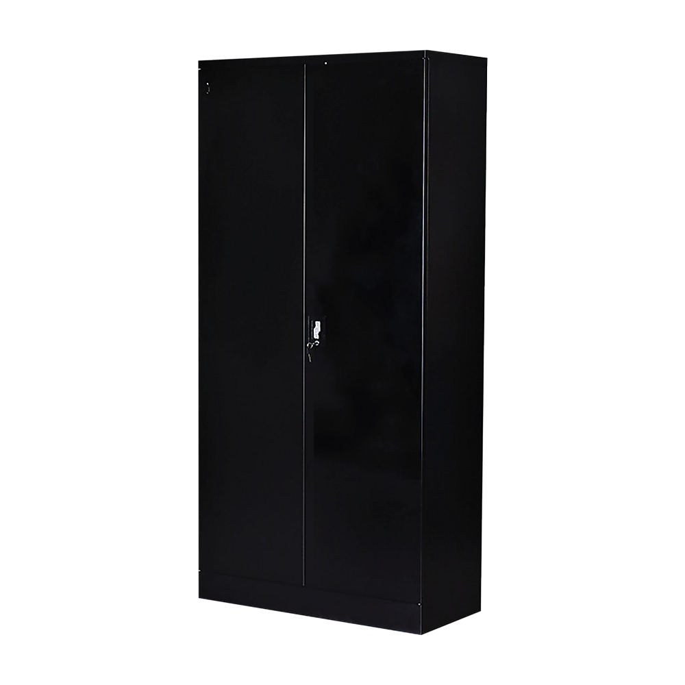 Pragel two door steel storage locker cabinet with five shelves