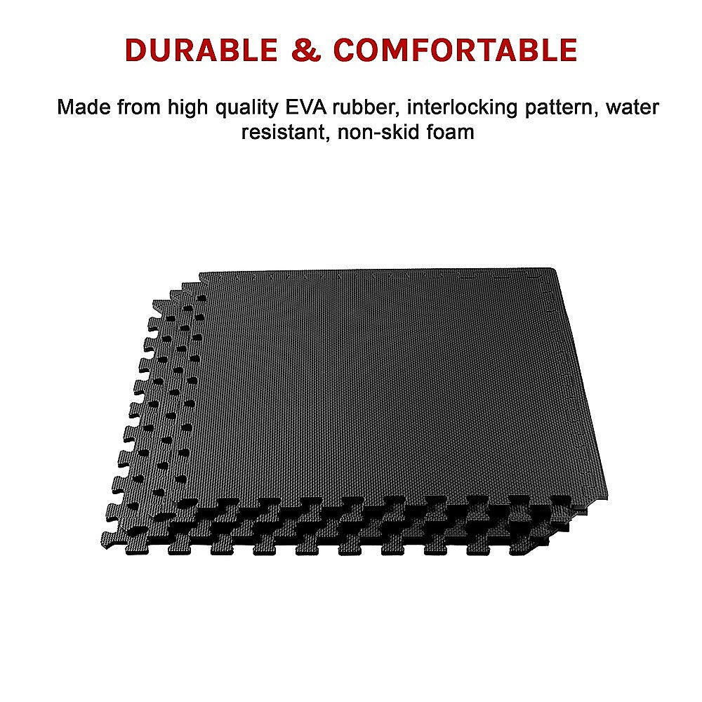 Ecija EVA Gym Floor Mats, 60 x 60cm, 4pcs