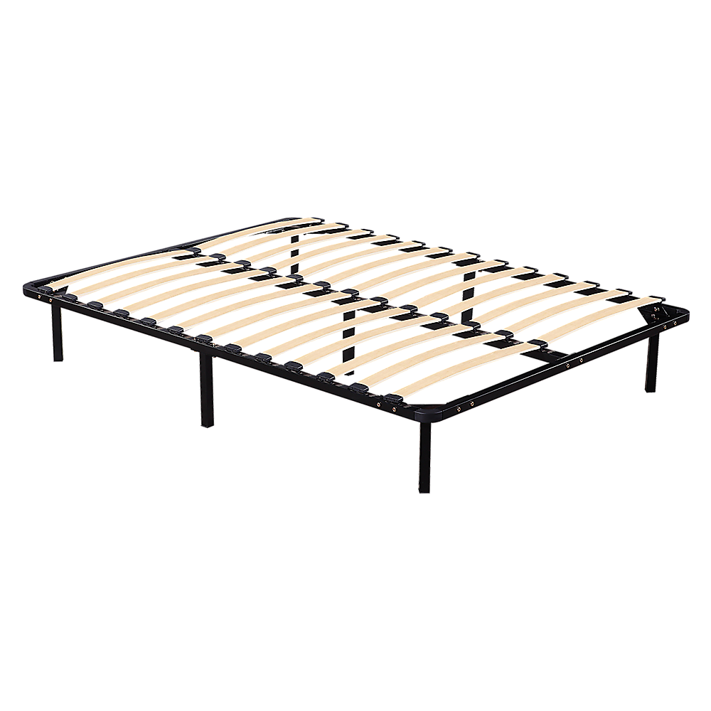 Naples Black Double bed frame in a modern bedroom