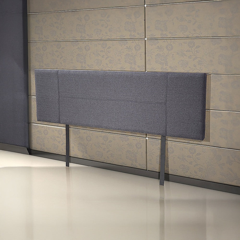 Jagungal Rectangular Bed Head, Grey King