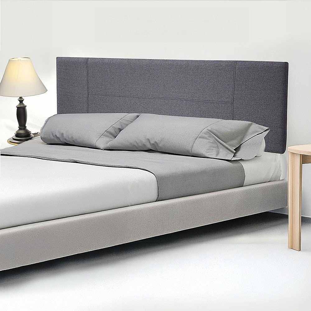 Jagungal Rectangular Bed Head, Grey King