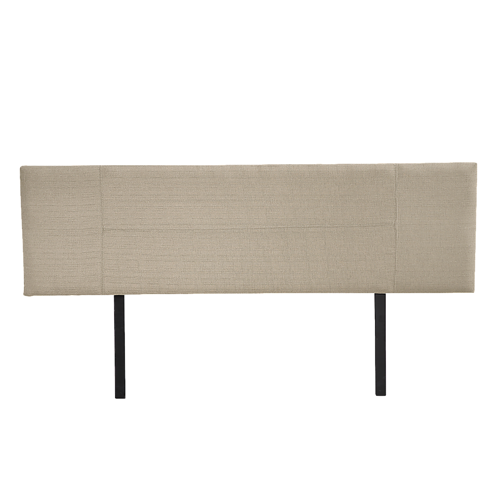 Jagungal Rectangular Bed Head, Beige King
