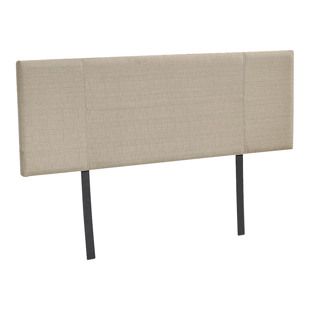 Jagungal Rectangular Bed Head, Beige Double