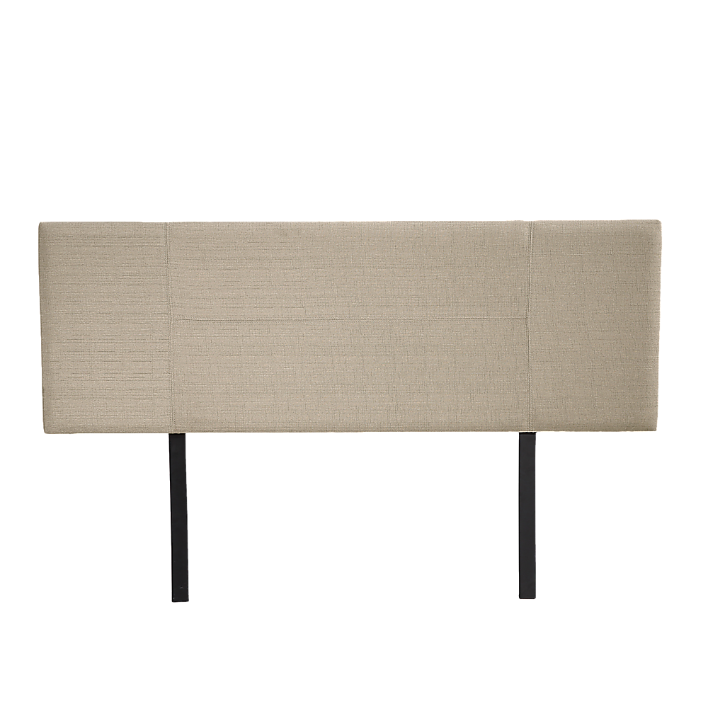 Jagungal Rectangular Bed Head, Beige Double