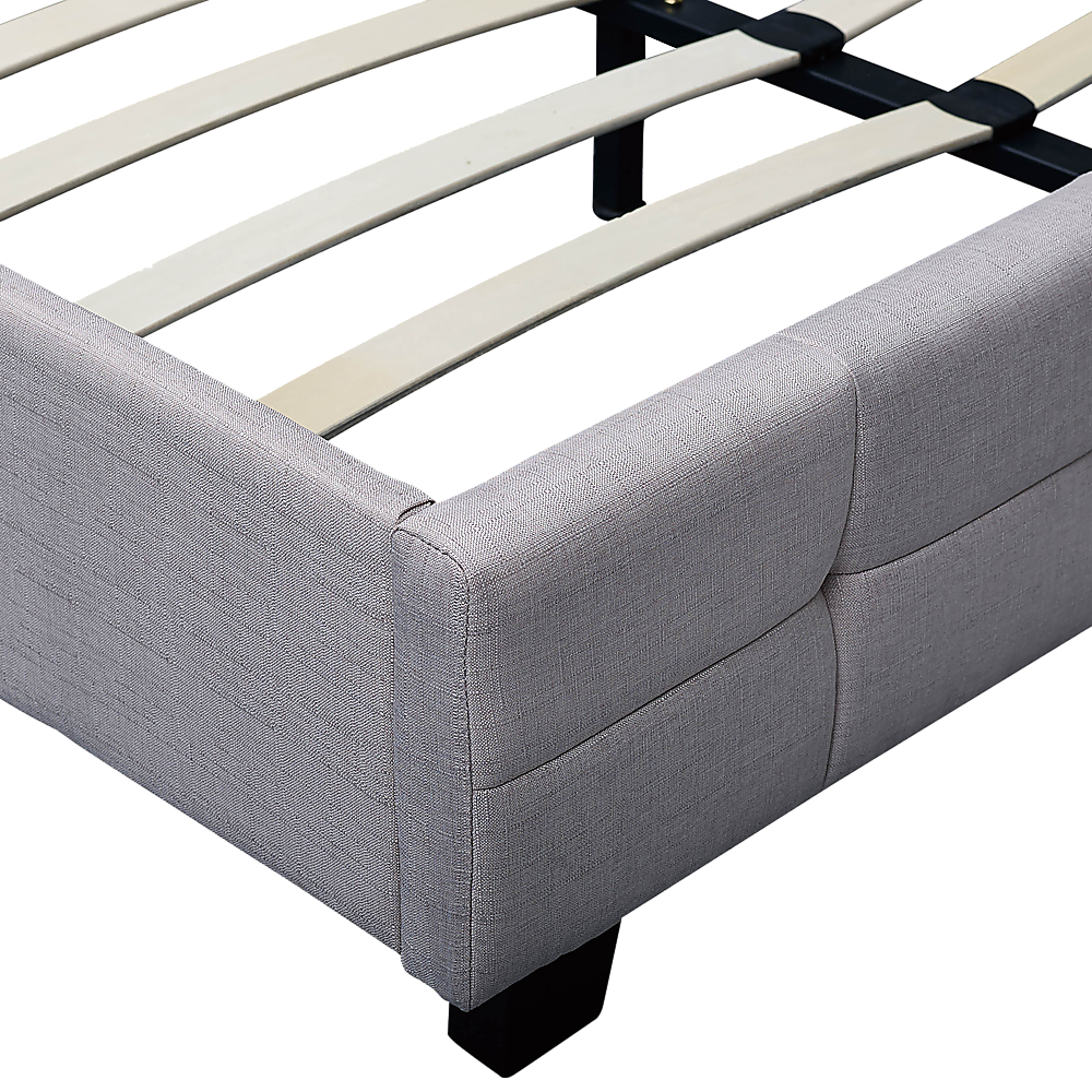 Positano Queen Deluxe Bed Frame, Beige