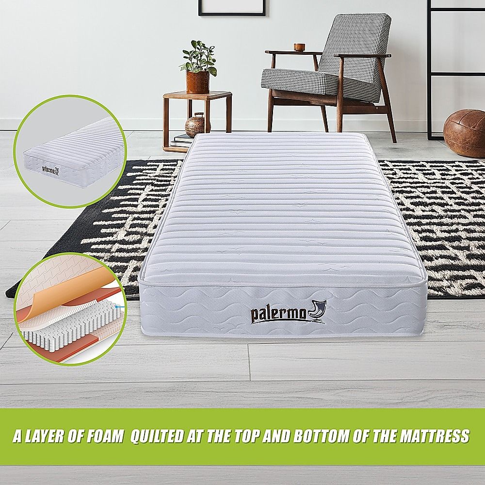 Pocket spring hybrid mattress, 20cm king single