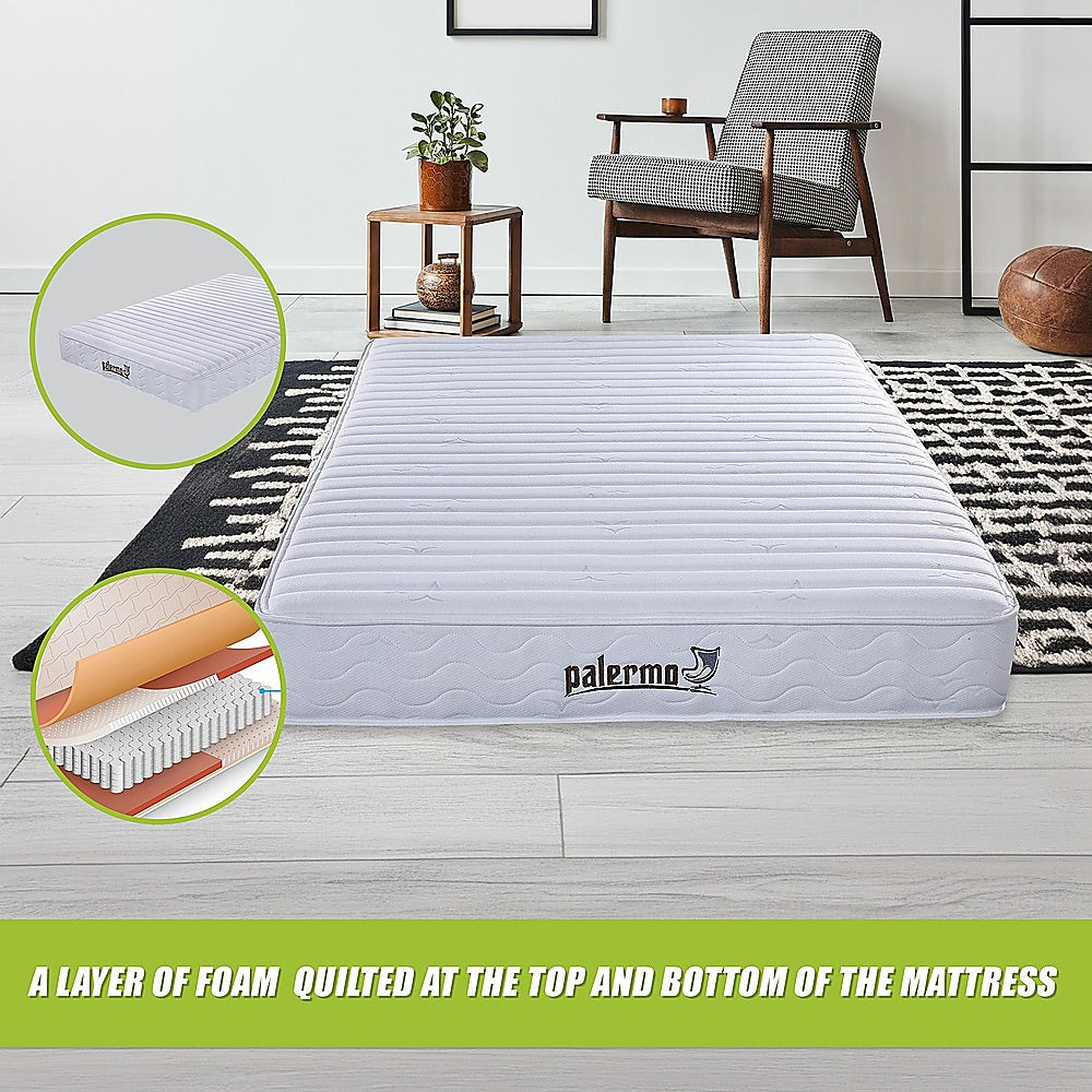 Hybrid pocket spring mattress, 20cm queen