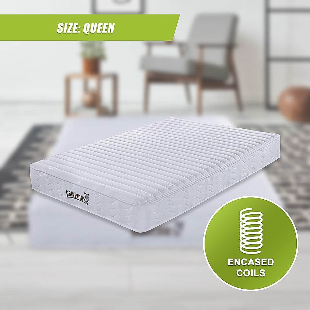 Hybrid pocket spring mattress, 20cm queen