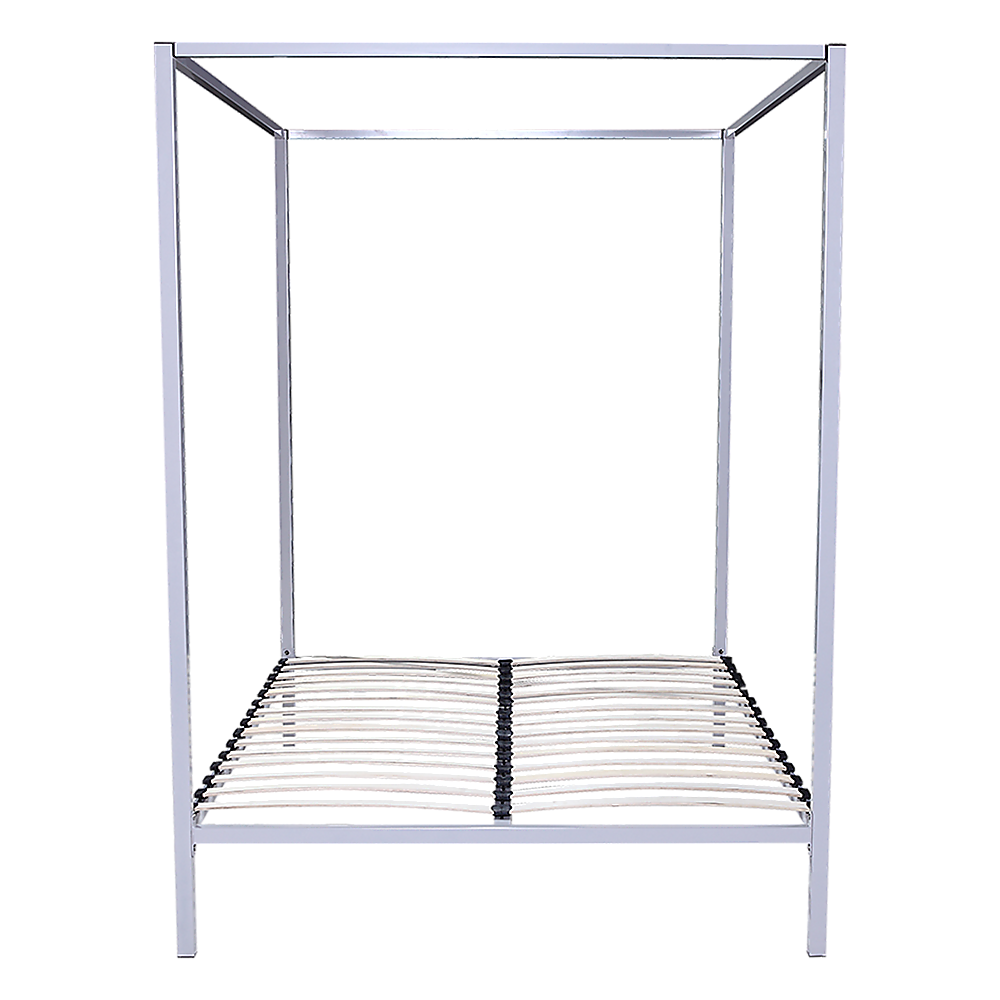 Ravello Cream Queen bed frame in a modern bedroom