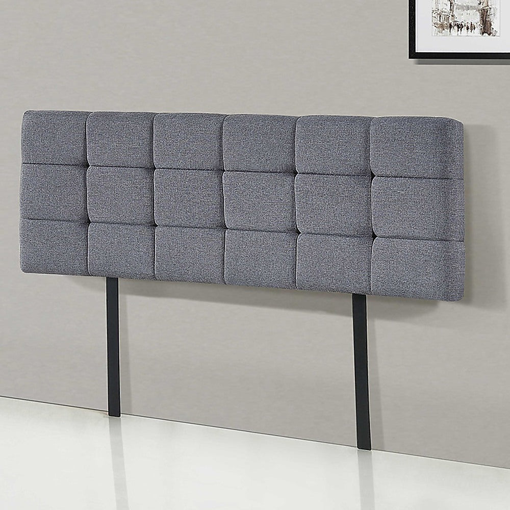 Billilingra Linen Bed Head, Grey Queen