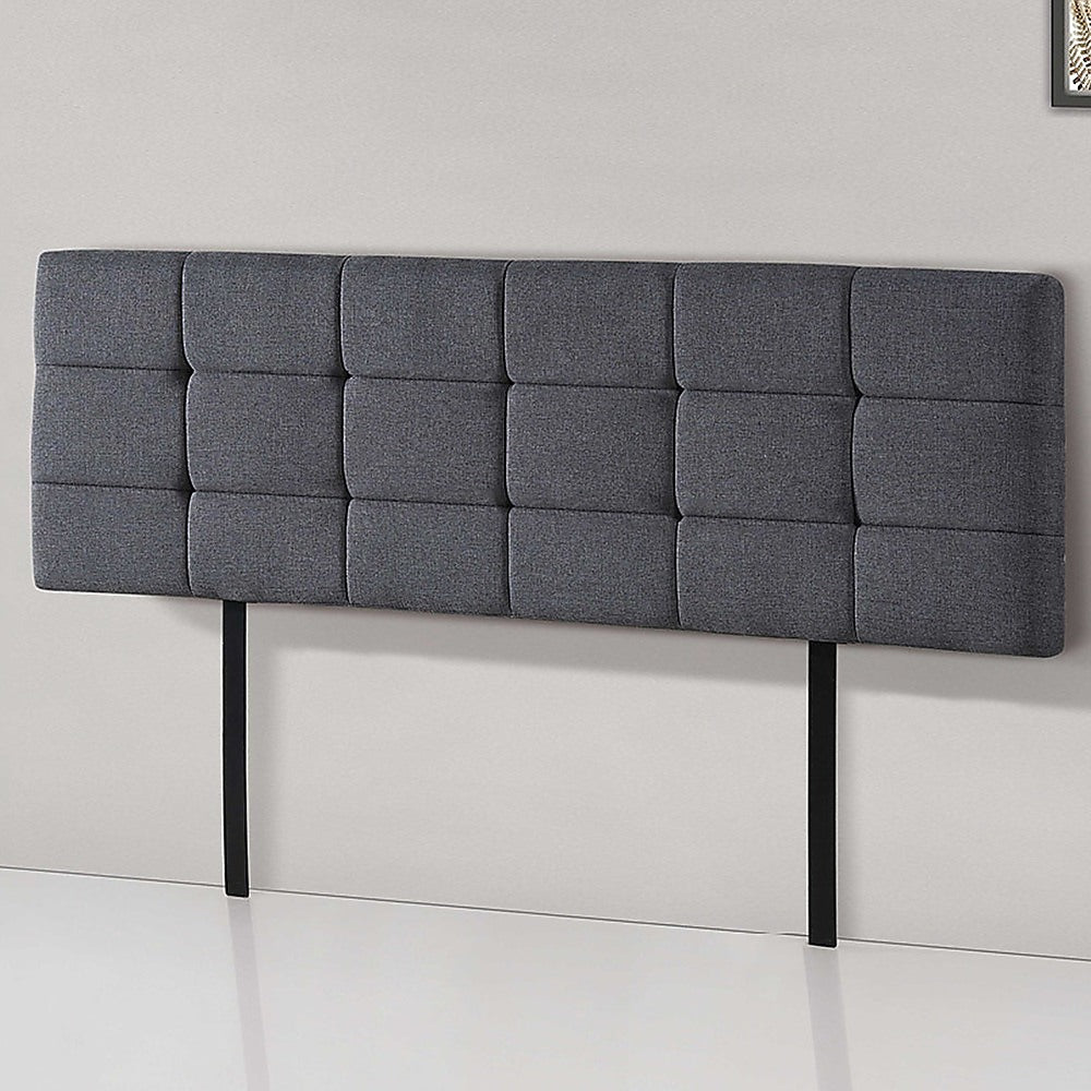 Billilingra Linen Bed Head, Grey King