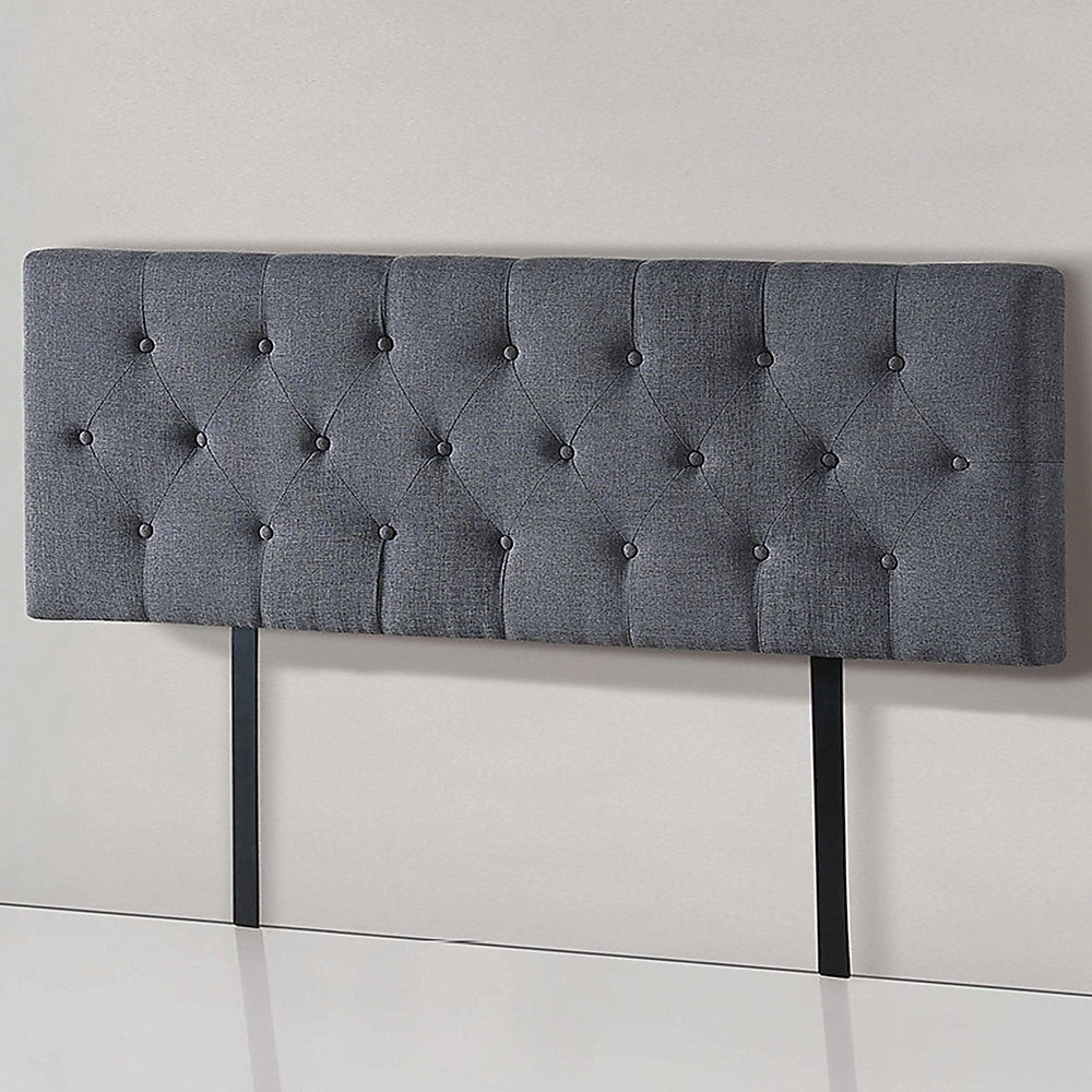 Billilingra Linen Bed Head, Grey Queen