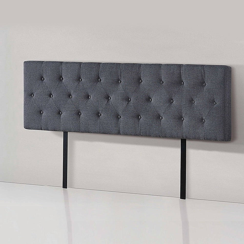Billilingra Linen Bed Head, Grey King