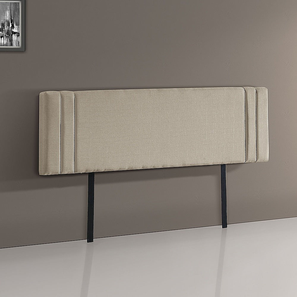 Billilingra Linen Bed Head, Beige King