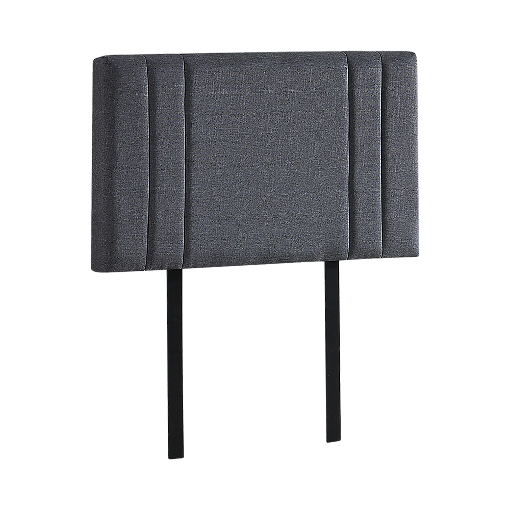 Numeralla Stitched Bed Head, Grey Single