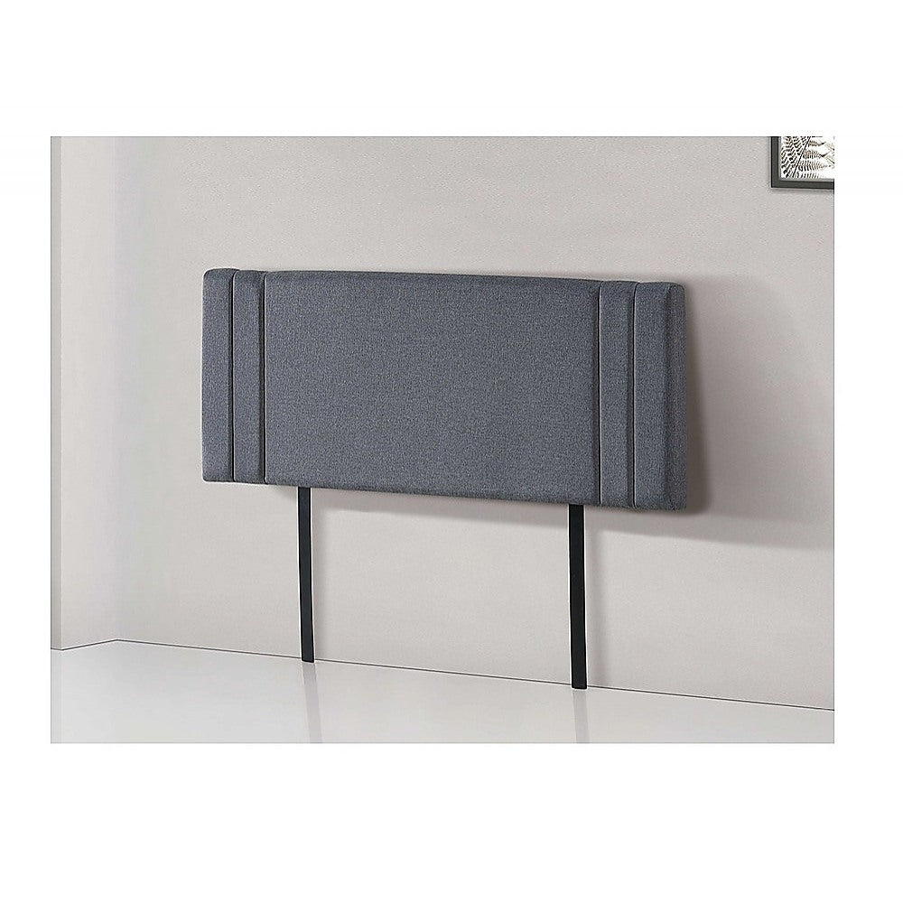 Billilingra Linen Bed Head, Grey Double