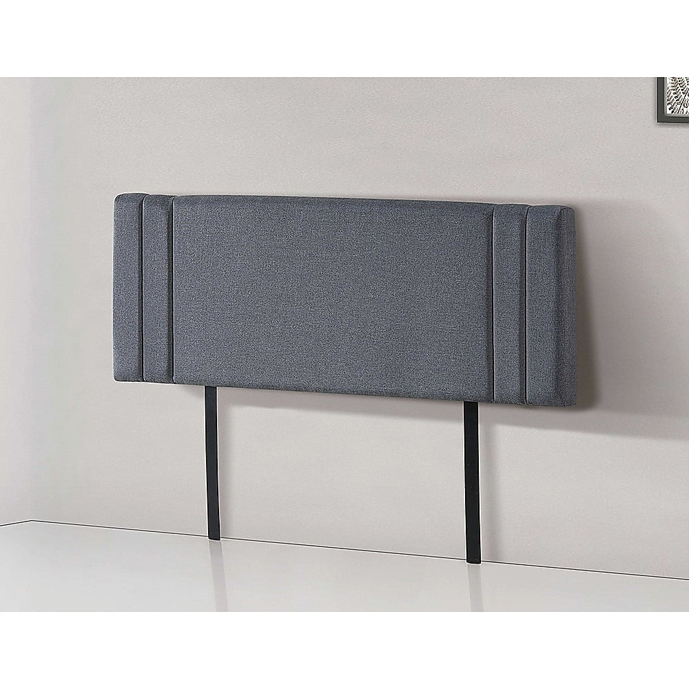 Billilingra Linen Bed Head, Grey Queen