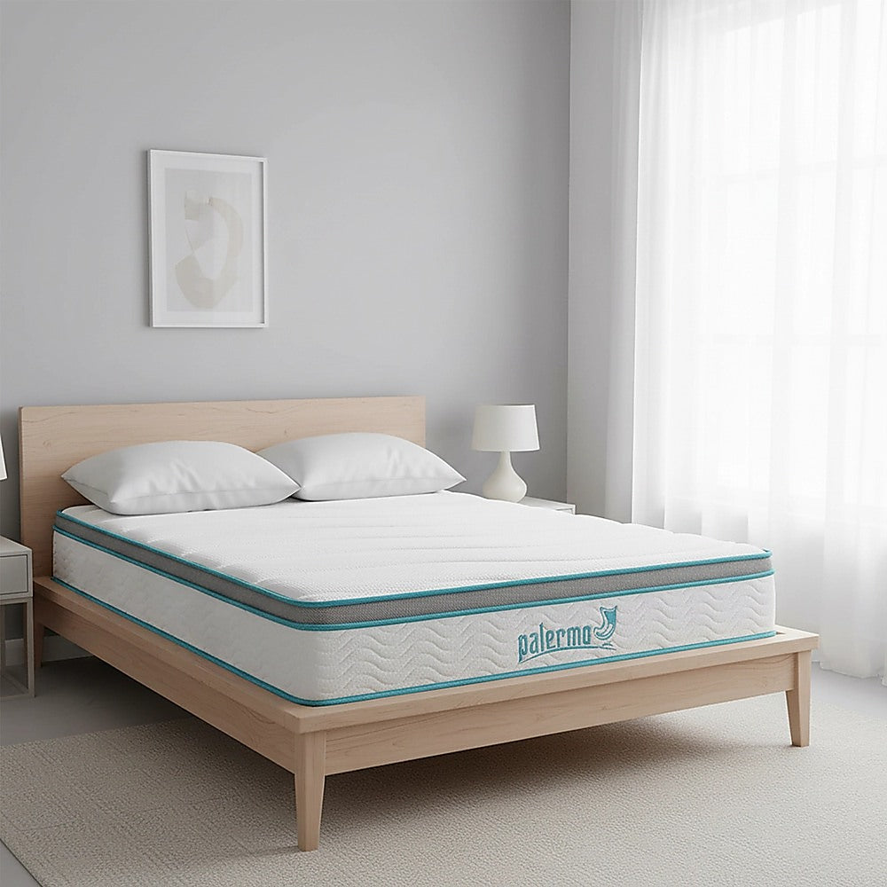 Medium firm memory foam hybrid mattress, 20cm king single