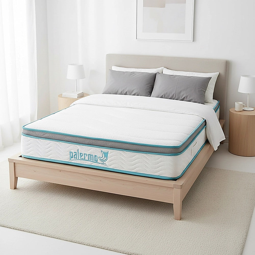 Medium firm memory foam hybrid mattress, 20cm king single