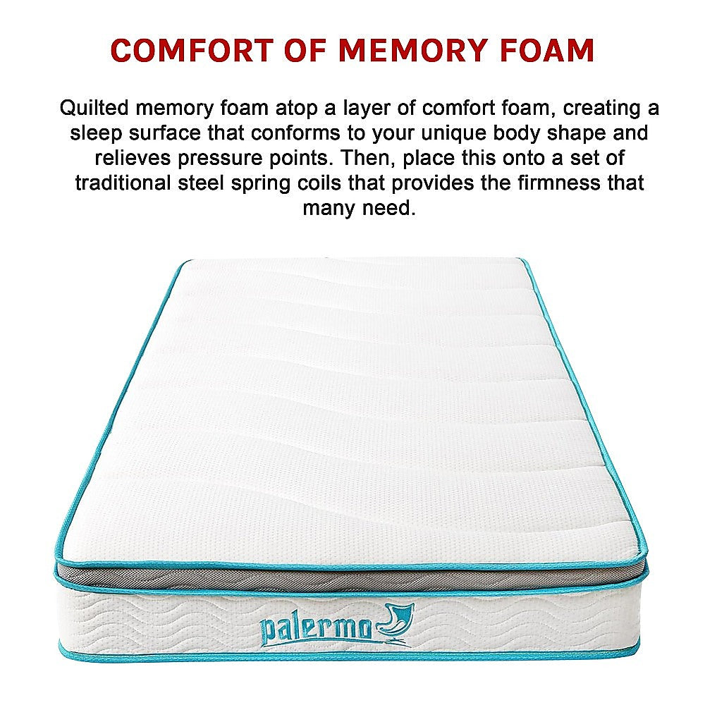 Medium Firm Memory Foam Hybrid Mattress, 20cm Single