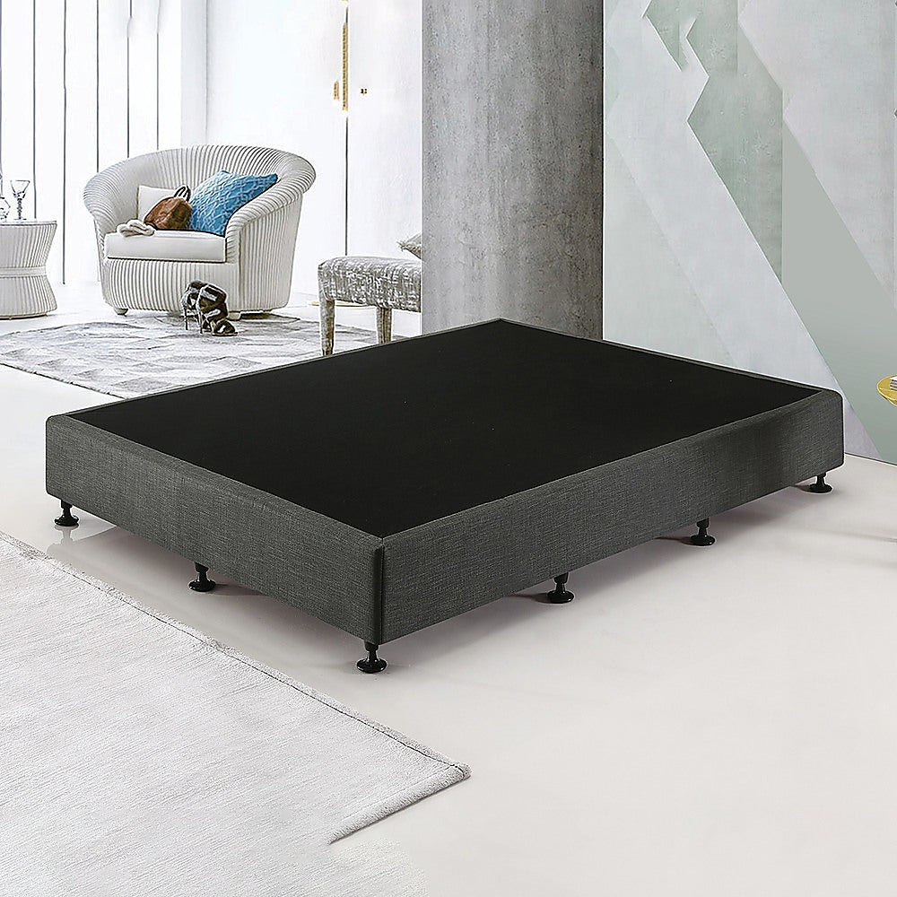 Palermo Queen Ensemble Bed Base - Platinum Graphite