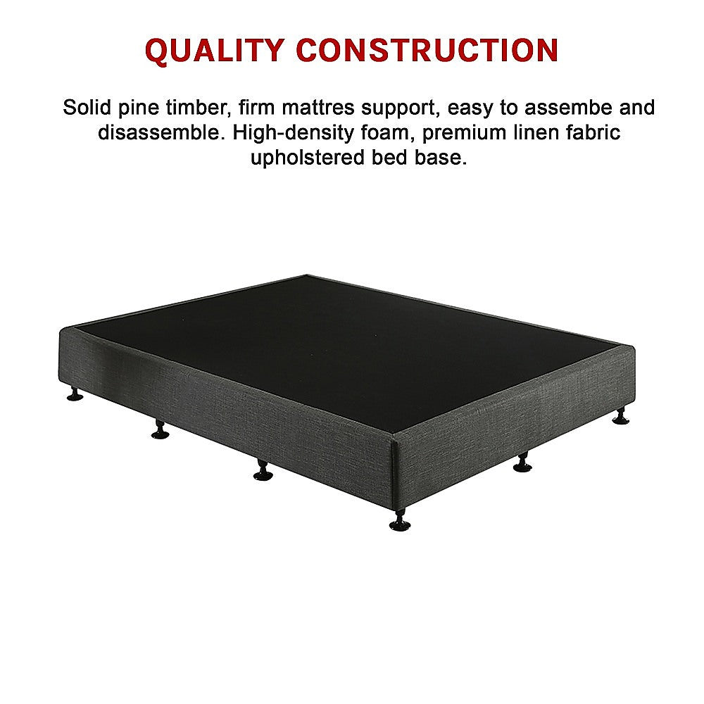 Capri Queen Ensemble Bed Base, Graphite