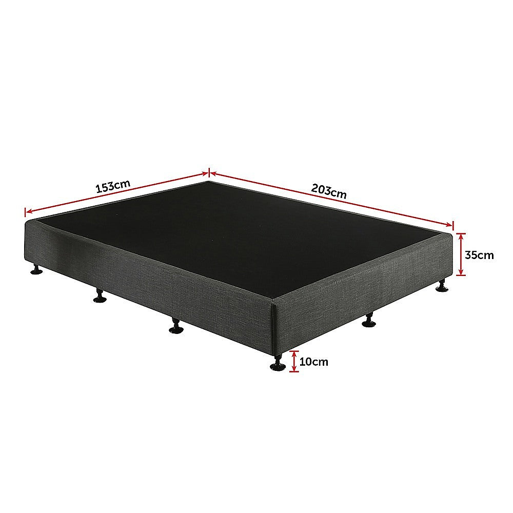 Capri Queen Ensemble Bed Base, Graphite