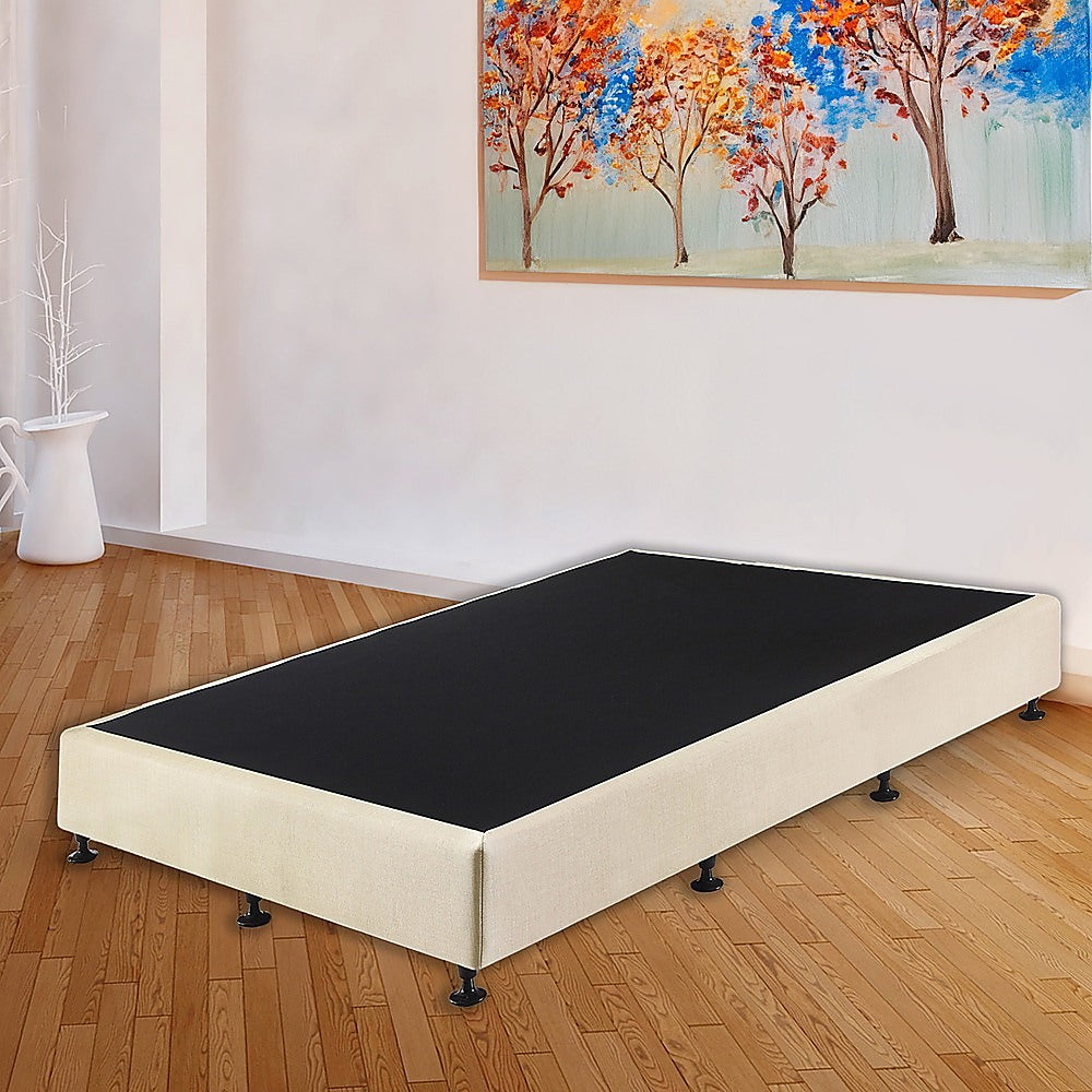 Palermo Queen Ensemble Bed Base - Platinum Natural Sand