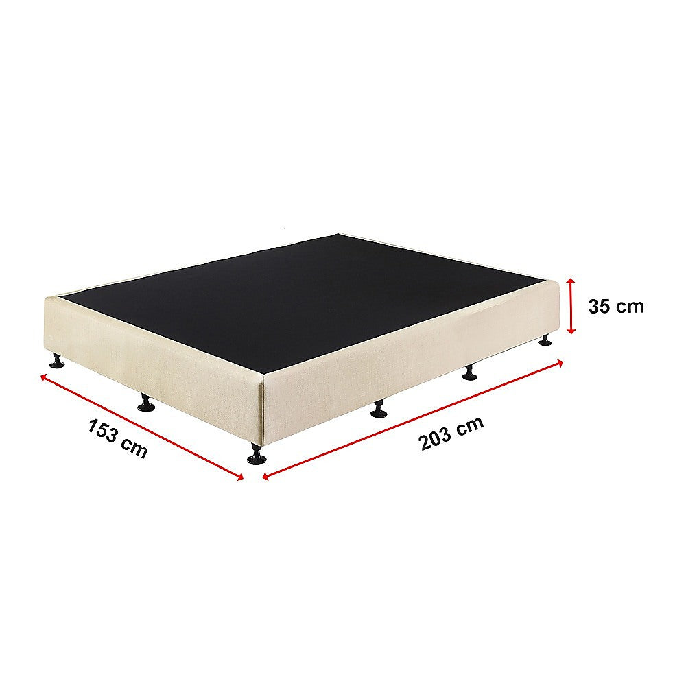 Capri Queen Ensemble Bed Base, Natural Sand