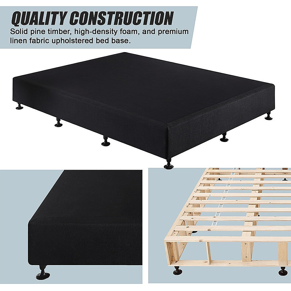 Capri Queen Ensemble Bed Base, Black